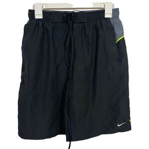 Nike Black Athletic Swim Trunks